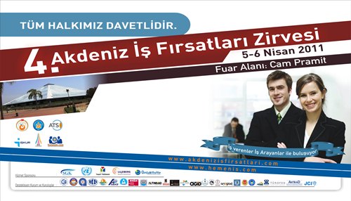 Akdeniz İş Fırsatları Zirvesi Başlıyor