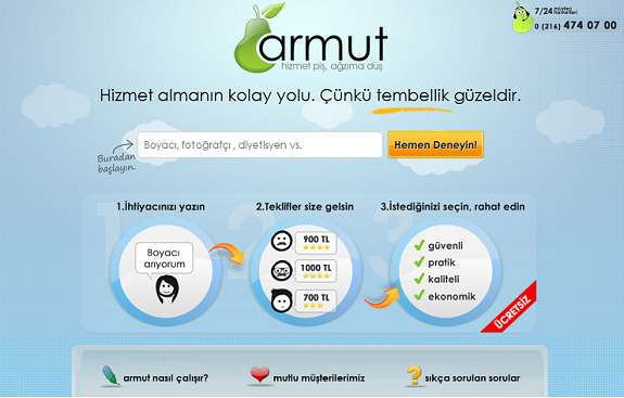 İhtiyaçlarınıza Özel Hizmetleri Ayağınıza Getiren Girişim: Armut!