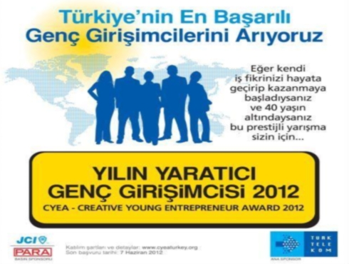 CYEA 2012 Yaratıcı Genç Girişimci Yarışmasını Es Geçmeyin!