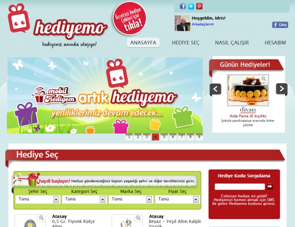 Hediye Göndermenin En Hızlı Yolu, Yerli Bir Girişim: Hediyemo!