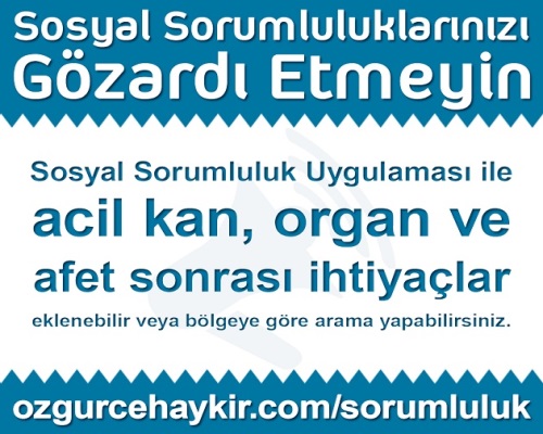 FreelyShout'tan Kullanıcılarına Sosyal Sorumluluk Uygulaması