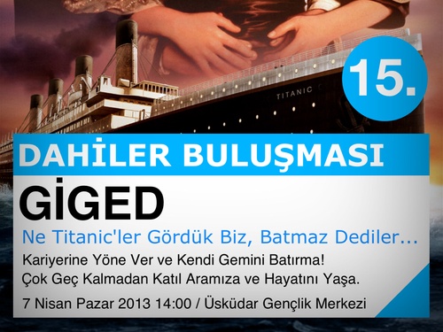 Sizleri GİGED'in Bu Haftaki Dahiler Buluşmasına Davet Ediyoruz!