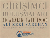 GİV Girişimci Buluşmaları'nın 2014 Aralık Konuğu: Ali Zeki Saruhan