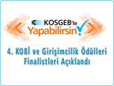 4. KOBİ ve Girişimcilik Ödülleri Yarışmasının Finalistleri Açıklandı!