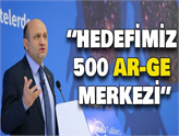 Bakan Fikri Işık: Hedefimiz Nitelikli 500 Ar-Ge Merkezi!