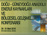 Doğu-Güneydoğu Anadolu Enerji Kaynakları ve Bölgesel Gelişmeler Konferansı Ankara'da!