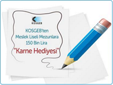 KOSGEB'ten Meslek Liseli Mezunlara 150 Bin Liralık Karne Hediyesi!