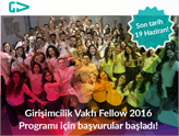 Girişimcilik Vakfı Fellow 2016 Programı Başvuruları Devam Ediyor!