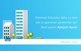 Apartmanlara ve Küçük Sitelere Özel Yönetim Yazılımı: Apsis