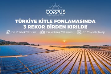 Corpus Enerji, Türkiye Kitle Fonlamasında 3 Rekoru Birden Kırdı!