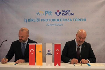 PTT ve Vakıf Katılım Arasında İş Birliği Protokolü İmzalandı