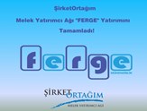 ŞirketOrtağım Melek Yatırımcı Ağı FERGE Yatırımını Tamamladı!