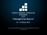 Türkiye Sermaye Piyasaları Kongresi 14-15 Kasım'da İstanbul'da!