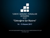 Türkiye Sermaye Piyasaları Kongresi 14-15 Kasım'da İstanbul'da!