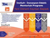 İnovasyon Odaklı Mentörlük Projesi İnoSuit'in 2018 Kayıtları Başladı!