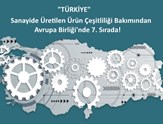 Sanayide Ürün Çeşitliliği Bakımından AB'de 7. Sıradayız!