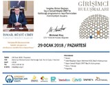 GİV Girişimci Buluşmaları'nın 2018 Ocak Konuğu: İsmail Rüştü Cirit!