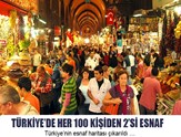 Türkiye'de Yaşayan Her 100 Kişiden 2'si Esnaf!