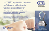 17.TESİD Yenilikçilik Yaratıcılık Ödülleri İçin Başvuru Süreci Başladı!