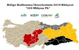 Bölge Kalkınma İdarelerinin 2019 Bütçesi 320 Milyon TL!